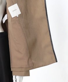 23区 【エステータ】ウールリネン レザートリミング ジャケット