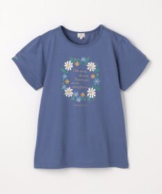 組曲 KIDS 【150-160㎝】 フラワーリースTeeシャツ