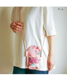 tsumori chisato CARRY バルーンに乗って ポシェット ショルダー スマホケース  【アニマルプリント＆刺繍】