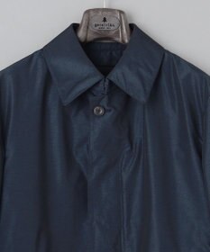 GOTAIRIKU メランジシャンブレー ステンカラーコート