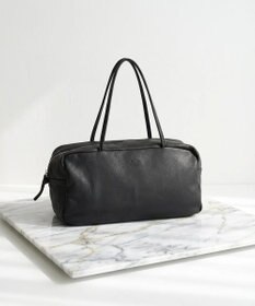 FOLNA RD ソフトレザースクエアボストンバッグ