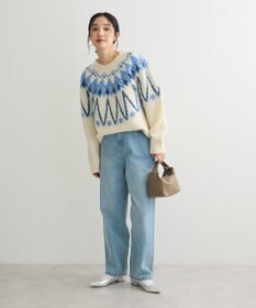 Green Parks 求心柄ニットプルオーバー