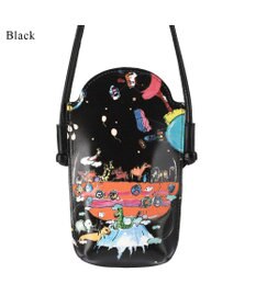 tsumori chisato CARRY バルーンに乗って ポシェット ショルダー スマホケース  【アニマルプリント＆刺繍】