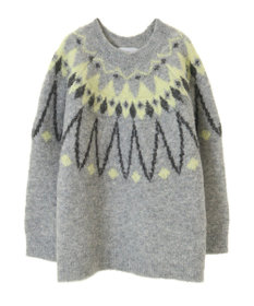 Green Parks 求心柄ニットプルオーバー