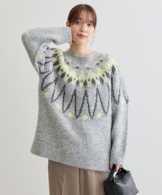 Green Parks 求心柄ニットプルオーバー