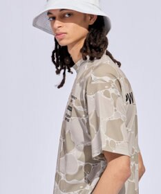 PW CIRCULUS 【MEN】WATER SURFACE プリントモックネックT ゴルフ