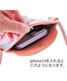 tsumori chisato CARRY バルーンに乗って ポシェット ショルダー スマホケース  【アニマルプリント＆刺繍】