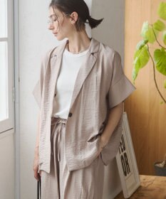 WEGO 【ANGIE VINTAGE】接触冷感半袖ジャケット
