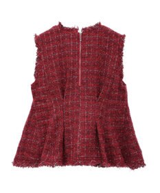 Green Parks ツイードペプラムベスト