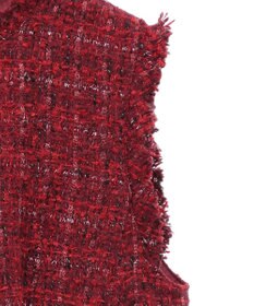 Green Parks ツイードペプラムベスト