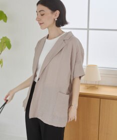 WEGO 【ANGIE VINTAGE】接触冷感半袖ジャケット