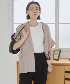 WEGO 【ANGIE VINTAGE】接触冷感半袖ジャケット