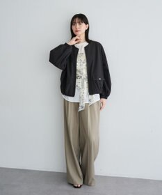 YECCA VECCA スカーフ柄オーバーキャミ