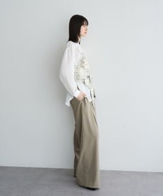 YECCA VECCA スカーフ柄オーバーキャミ