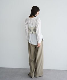 YECCA VECCA スカーフ柄オーバーキャミ