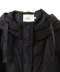 earth music&ecology フーディーパファーブルゾン