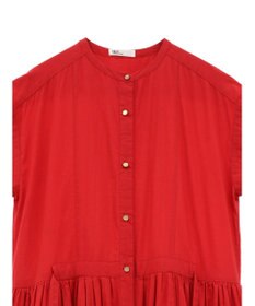 CRAFT STANDARD BOUTIQUE インド綿フレンチスリーブワンピース