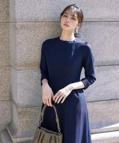 Tiaclasse 【ダブルストレッチ・洗える】フレアワンピース