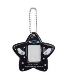 WEGO 【痛バ＆推し活グッズ】スターエンジェルIDフォトケースキーホルダー