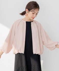 組曲 【洗える】サッカーストレッチ ブルゾン