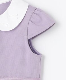 ANY KIDS 襟付きレースボンディングワンピース