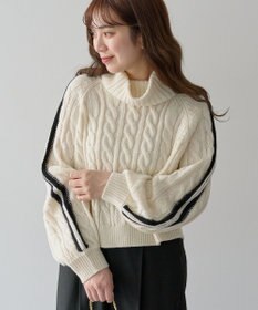 Green Parks ・ｓｗｉｎｇ　ｂｙ　ラインケーブルタートルニット