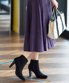 Tiaclasse アラン柄ニットフレアスカート