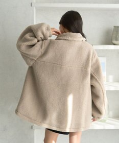 earth music&ecology ボアルーズブルゾン