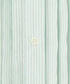 J.PRESS LADIES 【洗える】 コットンアセVis ストライプ バンドカラー ブラウス