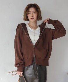 WEGO 【ユニセックス着用ITEM/MLサイズ展開】コンパクトフィットダブルZIPパーカー