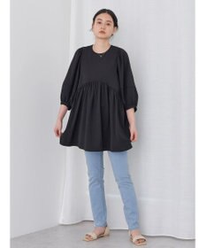 AMERICAN HOLIC ドットジャガード袖ボリュームチュニック