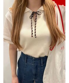 Green Parks チェックポイントワッフルプルオーバー