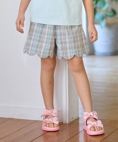 ANY KIDS 裾 スカラップ ショートパンツ