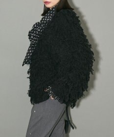 Green Parks フリンジニットカーディガン