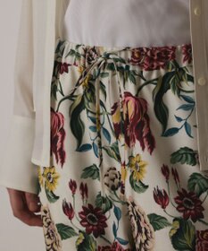 GRACE CONTINENTAL アンティークフラワープリントパンツ