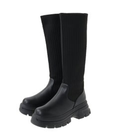 Green Parks ・ｍｉｎｉａ　ニットコンビロングブーツ