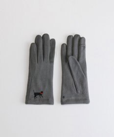 ORuKuBET おさんぽねこ刺繍ジャージグローブ(WOMEN)【タッチパネル対応】