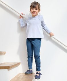 ANY KIDS カットデニム ガーリーパンツ