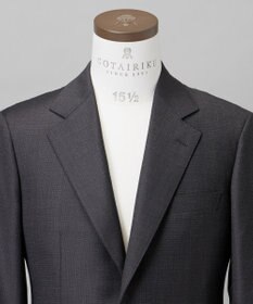 GOTAIRIKU 【Loro Piana Fabric】365 通年スーツ(グレー×格子)