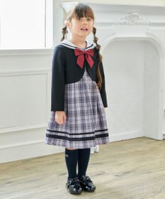 ANY KIDS リボン刺繍ハイソックス