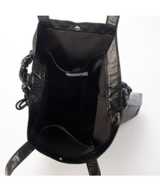 UNBILLION カシュカシュ cachecache / メタリックシャーリングポケッタブルトート