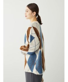 Green Parks 柄アソートニットカーディガン