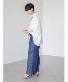 AMERICAN HOLIC 接触冷感＋ＵＶカット　ギャザースリーブブラウス