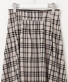 Feroux フロッキーチェック・ドット スカート