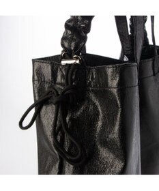 UNBILLION カシュカシュ cachecache / メタリックシャーリングポケッタブルトート