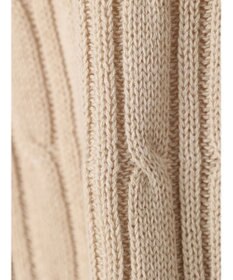 Green Parks ケーブル半袖ニット