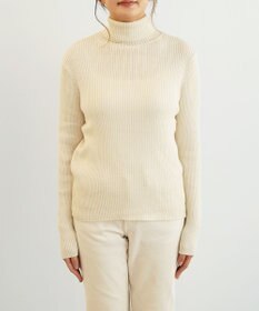 TOQUE 〈大草直子さんアドバイザー〉ベビーアルパカ×シルク ハイネックニット