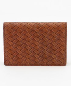 JOSEPH ABBOUD 【名刺入れ】カウレザー エンボスメッシュ