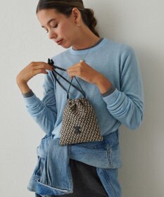 IACUCCI モノグランマ ポーチ JACQUARD/CERVO