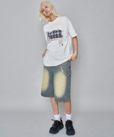 WEGO 【ユニセックス着用ITEM】パターンアップリケグラフィックT（SS）